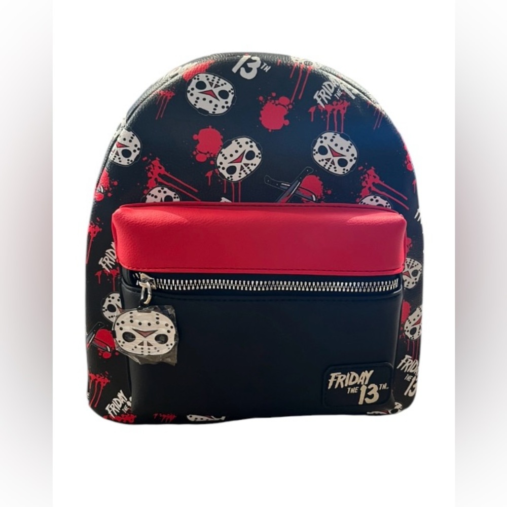NWT Bioworld Friday the 13th Chibi Jason Mask Backpack - Picture 6 of 10